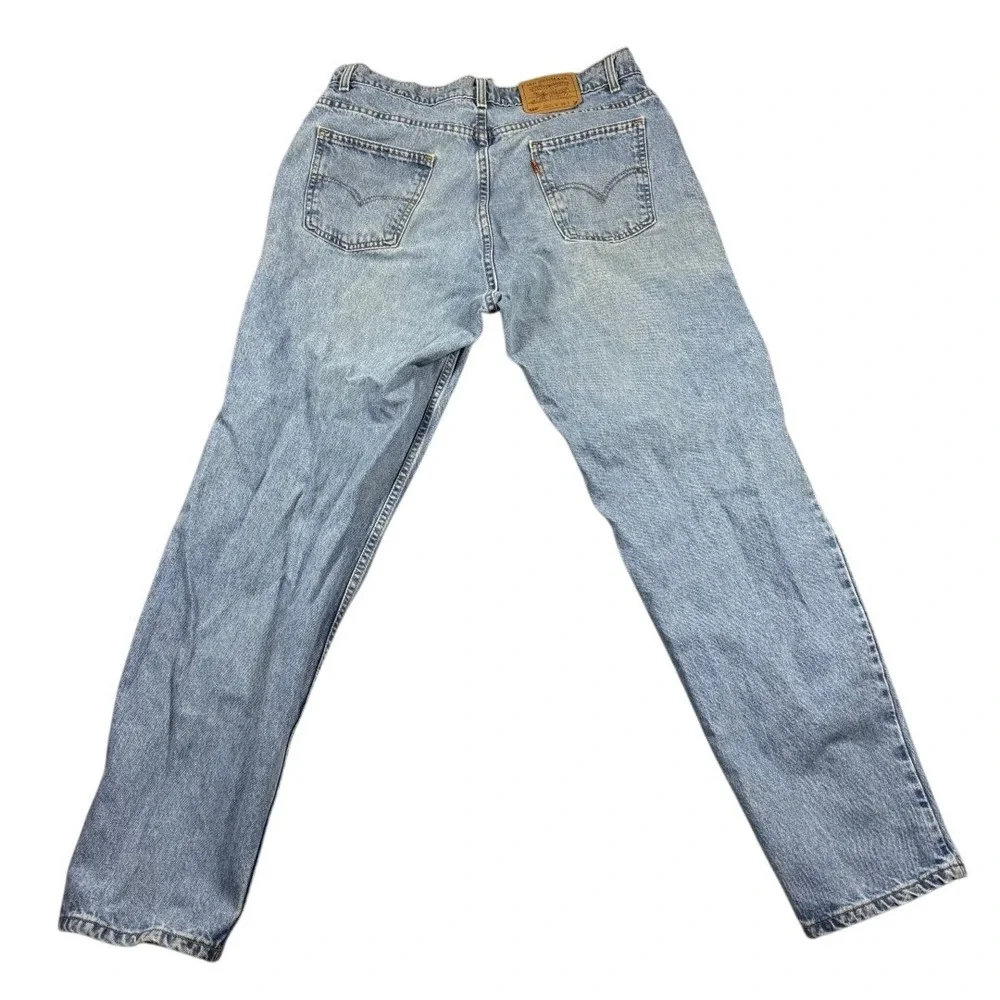 Vintage Levis 560 Orange Tab Jeans Mens 34x30 USA Loose‎ Tapered Light Wash 90s